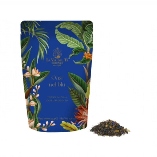 La Via Del Tè Oasi nel blu Sacchetto richiudibile da 50g