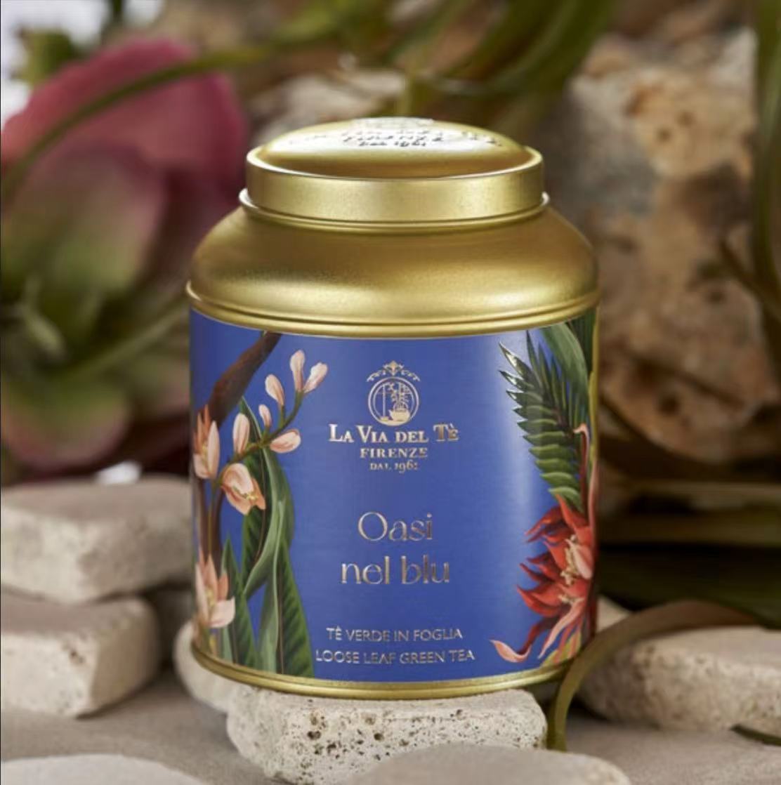 La Via Del Tè Oasi nel blu Lattina da 100g