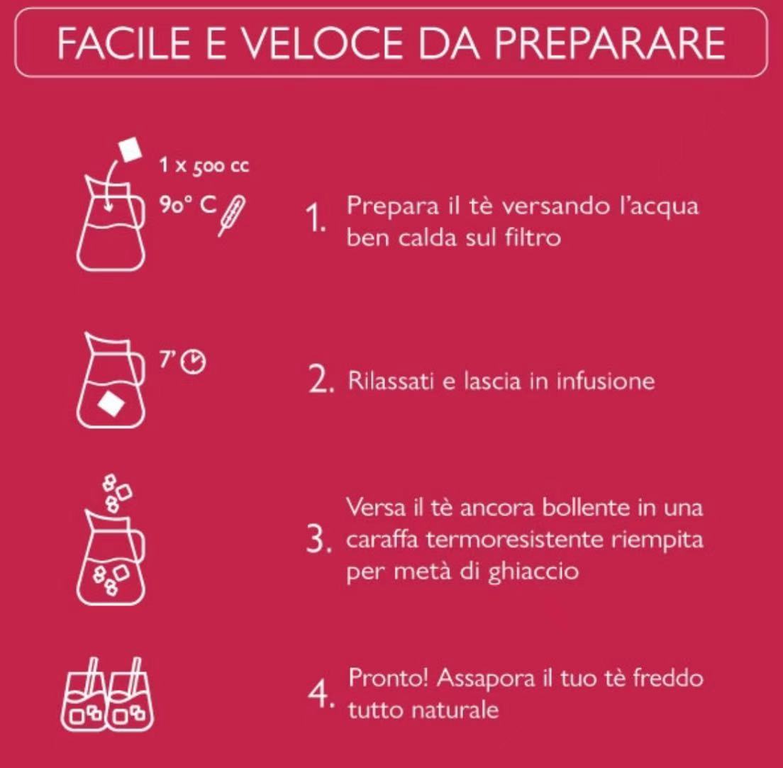 La Via Del Tè Juicy Fruit Tè freddo da 42g